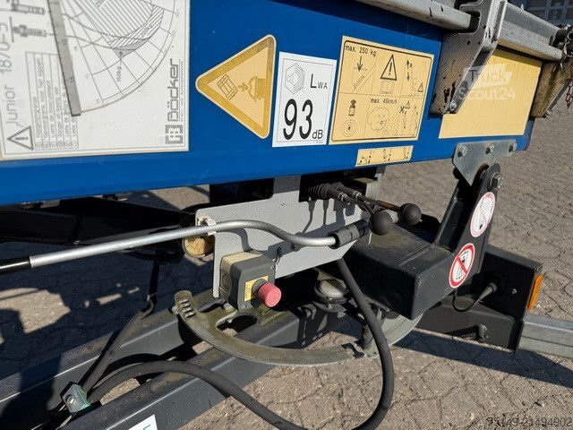 Autotrailer Böcker HD 18, Bauaufzug, 18m, 250kg, Honda-Motor