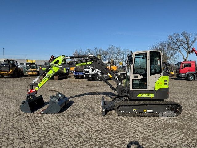 Rupsgraver Zoomlion ZE55GU, Greifer-u. Hammerhydr.,Klima,CE