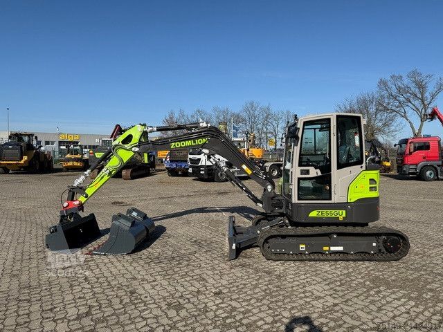 Minigraafmachine Zoomlion ZE55GU, Greifer-u. Hammerhydr.,Klima,CE