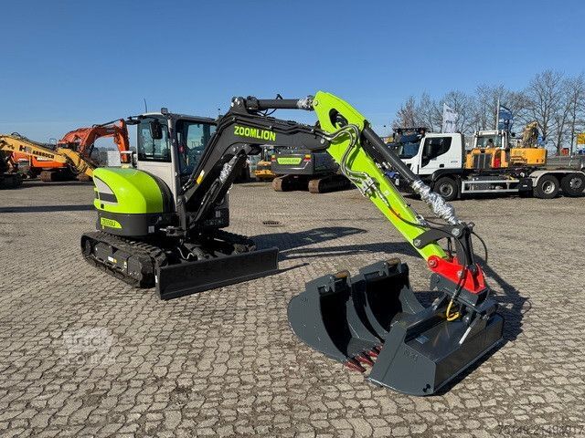 Minigraafmachine Zoomlion ZE55GU, Greifer-u. Hammerhydr.,Klima,CE