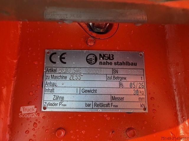 Minigraafmachine Zoomlion ZE55GU, Greifer-u. Hammerhydr.,Klima,CE