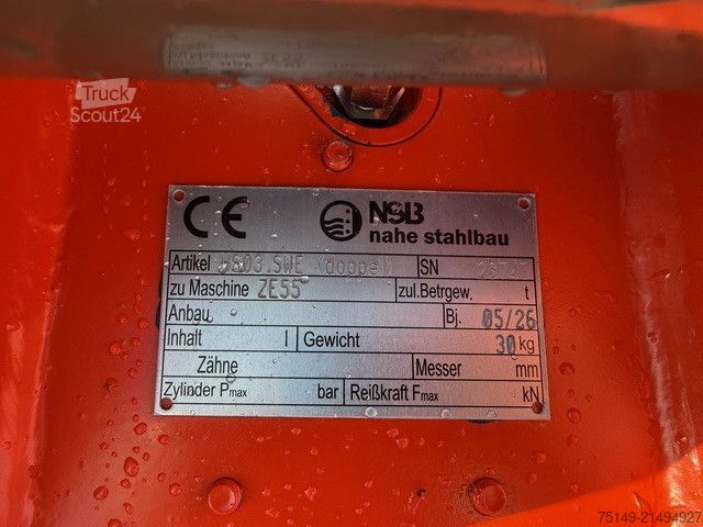 Rupsgraver Zoomlion ZE55GU, Greifer-u. Hammerhydr.,Klima,CE