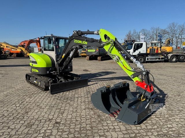 Minigraafmachine Zoomlion ZE55GU, Greifer-u. Hammerhydr.,Klima,CE