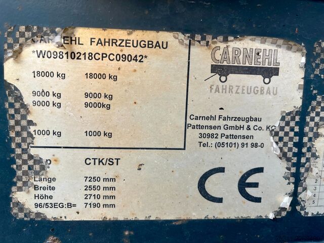 Remolque volquete trilateral CARNEHL CTK/ST 3-Seiten-Kipper*Stahl*BPW*Trommel