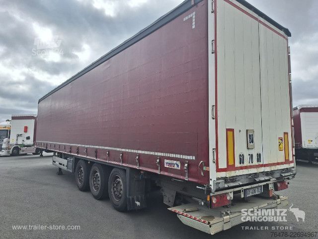 Atvērta puspiekabe ar tentu Schmitz Cargobull Curtainsider Standard Taillift