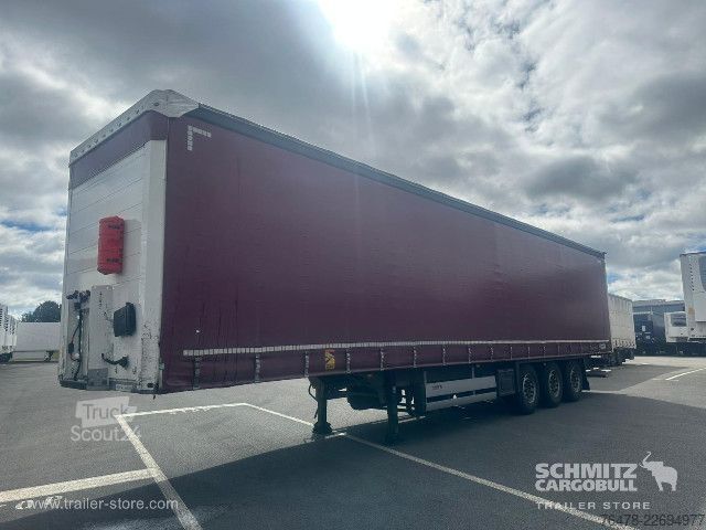 Atvērta puspiekabe ar tentu Schmitz Cargobull Curtainsider Standard Taillift