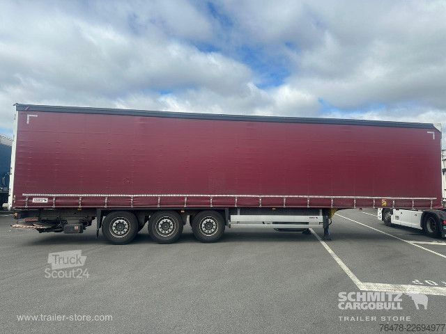 Atvērta puspiekabe ar tentu Schmitz Cargobull Curtainsider Standard Taillift