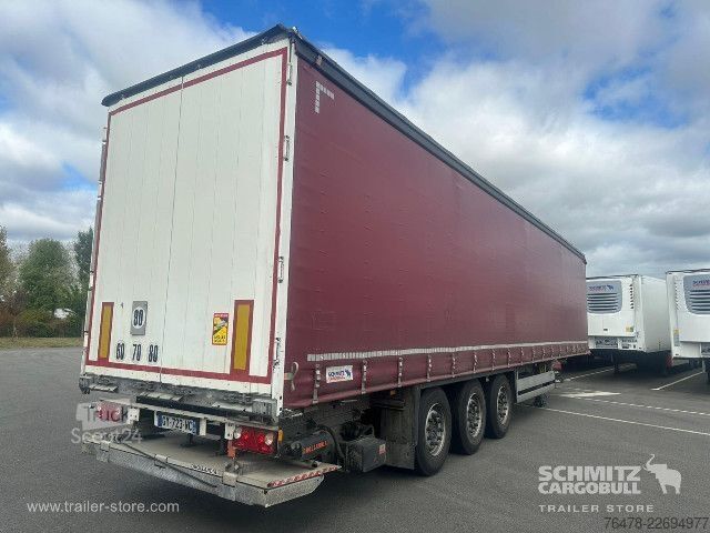 Atvērta puspiekabe ar tentu Schmitz Cargobull Curtainsider Standard Taillift