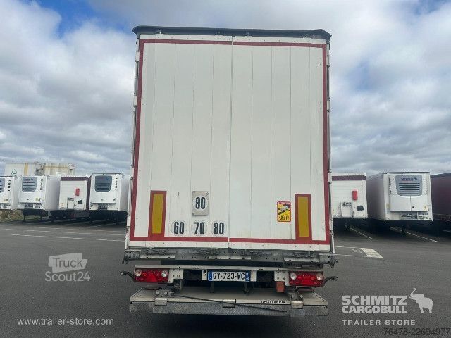 Atvērta puspiekabe ar tentu Schmitz Cargobull Curtainsider Standard Taillift