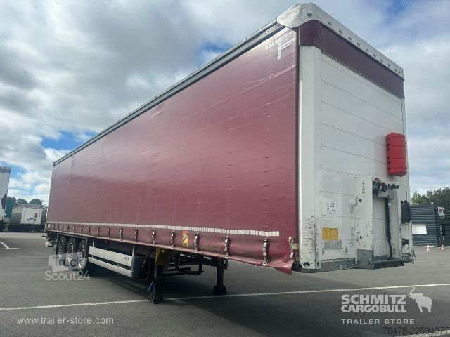 Atvērta puspiekabe ar tentu Schmitz Cargobull Curtainsider Standard Taillift