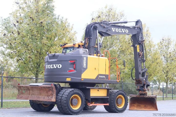 Колісний екскаватор Volvo EWR 150 E | ROTOTILT | BUCKET | TRAILER HYDR