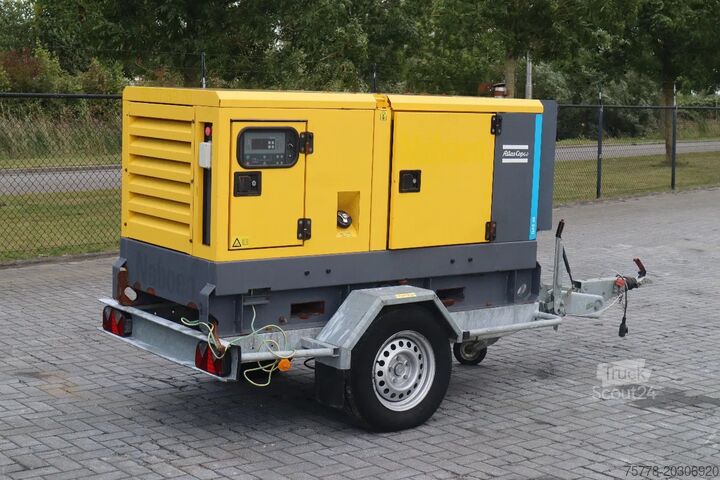 Agregát Atlas Copco QAS 30 ST3 | 30 KVA | CONVERTOR BROKEN