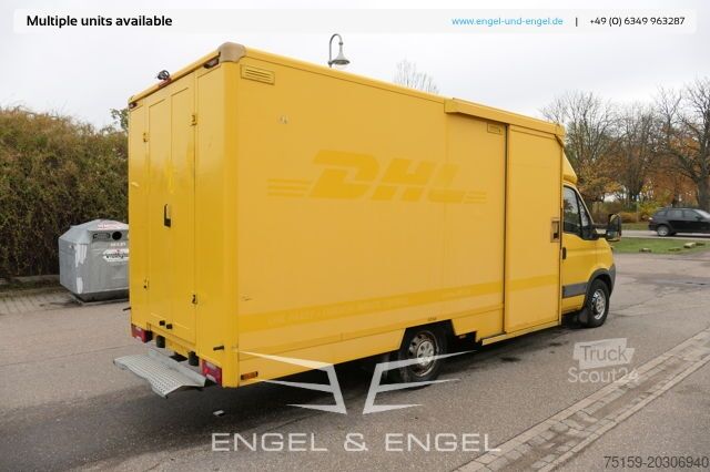 Vrachtwagen met bakwagen iveco Daily 35 S11 C30C AUTOMATIK KAMERA MAXI Regale DURCHGANG