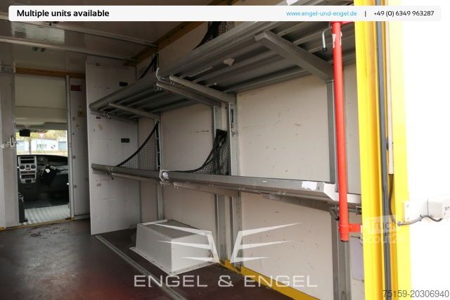 Vrachtwagen met bakwagen iveco Daily 35 S11 C30C AUTOMATIK KAMERA MAXI Regale DURCHGANG