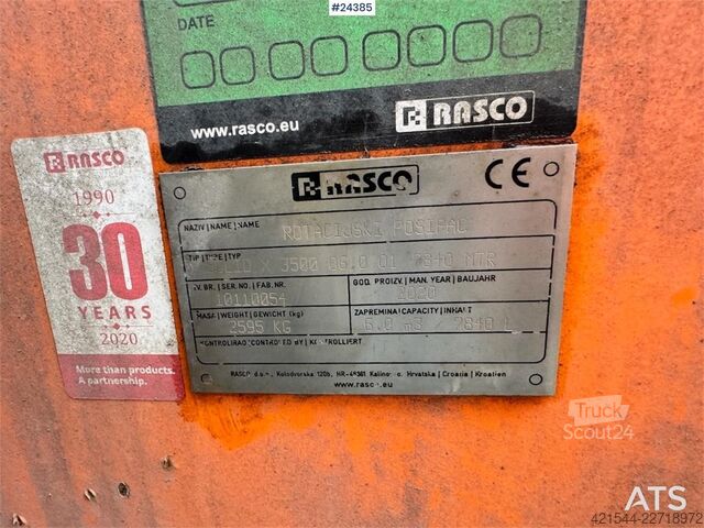 полска пръскачка Rasco Solid X 3500 combination spreader on hook frame