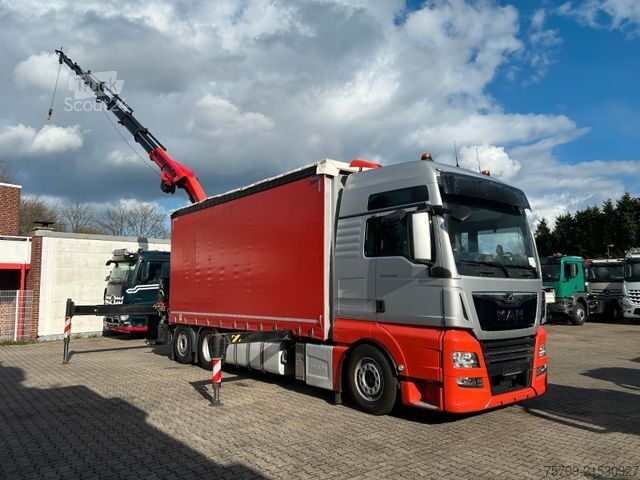 Truck mounted crane MAN 26.510 mit PK37002 TEC G Heckladekran 6x2