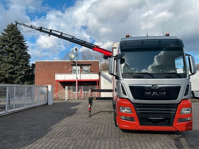 Truck mounted crane MAN 26.510 mit PK37002 TEC G Heckladekran 6x2