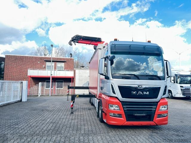 Truck mounted crane MAN 26.510 mit PK37002 TEC G Heckladekran 6x2