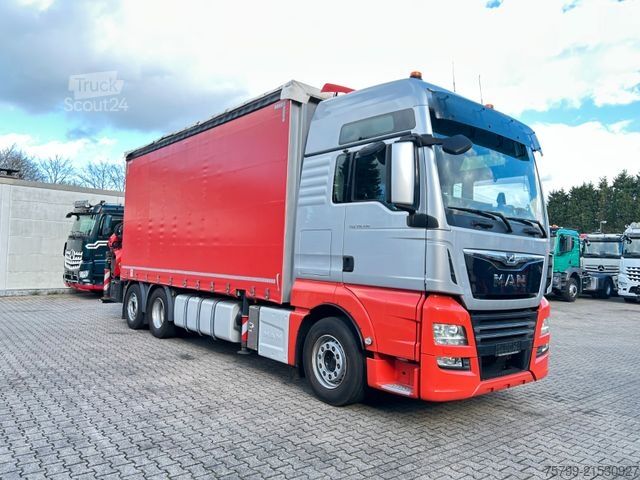 Truck mounted crane MAN 26.510 mit PK37002 TEC G Heckladekran 6x2