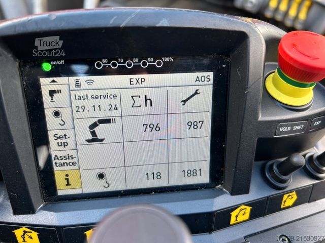 Truck mounted crane MAN 26.510 mit PK37002 TEC G Heckladekran 6x2