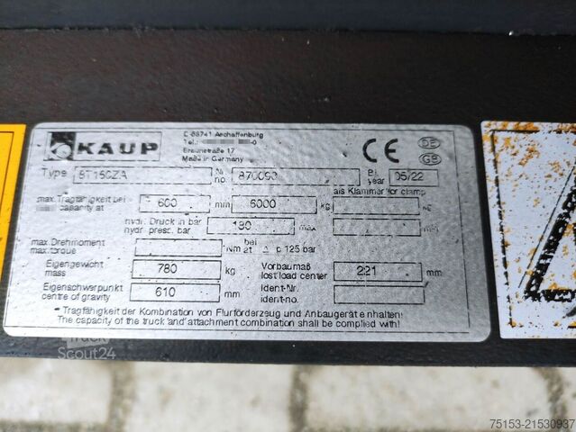 Šakių pozicionieriai Kaup 8T160ZA