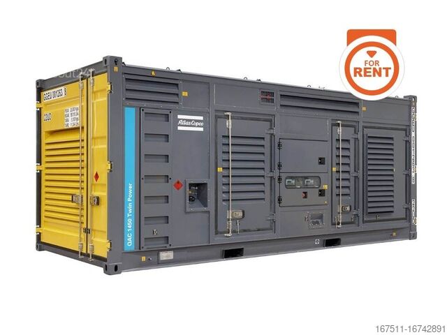 Agregate Atlas Copco QAC 1450 Twin Power (RENTAL)
