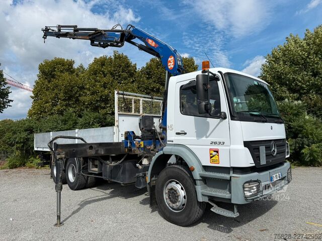 Autocarro con cassone fisso MERCEDES-BENZ Axor 2633 / 6x4 / Kran PM 15.5 LC / Funk Fern
