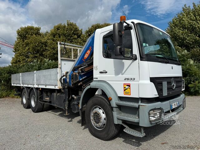 Autocarro con cassone fisso MERCEDES-BENZ Axor 2633 / 6x4 / Kran PM 15.5 LC / Funk Fern