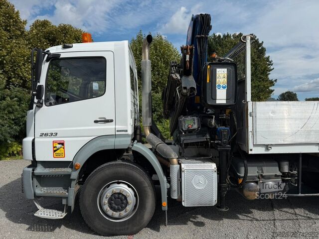 Autocarro con cassone fisso MERCEDES-BENZ Axor 2633 / 6x4 / Kran PM 15.5 LC / Funk Fern
