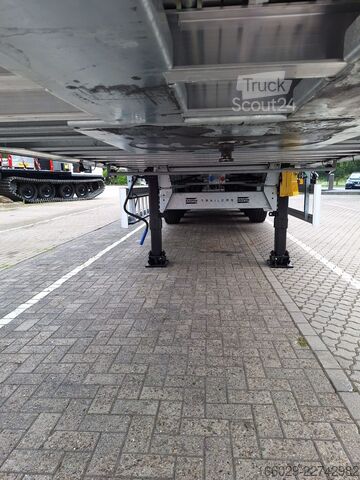 Semi-remorque à plancher roulant KNAPEN Schubboden 10 mm Boden sofort Verfügbar