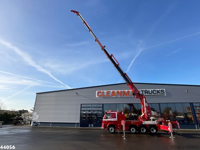 Vrachtwagen met kraan Volvo FMX 500 8x4 Euro 6 MPG 150 Tonmeter laadkraan J...