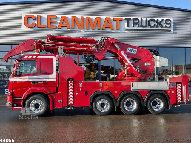 Vrachtwagen met kraan Volvo FMX 500 8x4 Euro 6 MPG 150 Tonmeter laadkraan J...