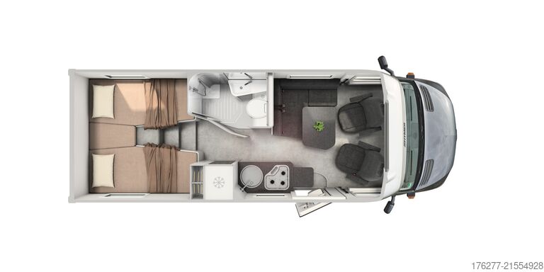 Halbintegral Hymer ML T 580 Xperience Mercedes