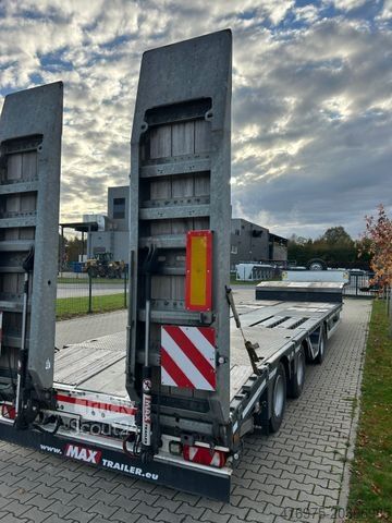 Dieplader oplegger FAYMONVILLE Max Trailer MAX100 3-Achs Satteltieflader Telesk