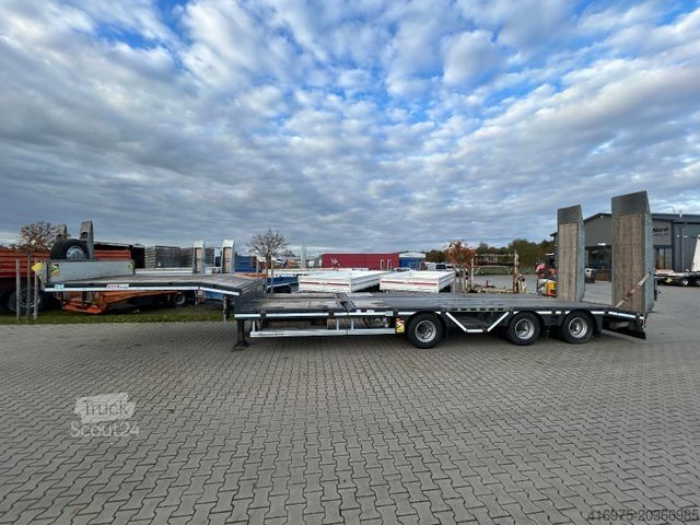 Dieplader oplegger FAYMONVILLE Max Trailer MAX100 3-Achs Satteltieflader Telesk