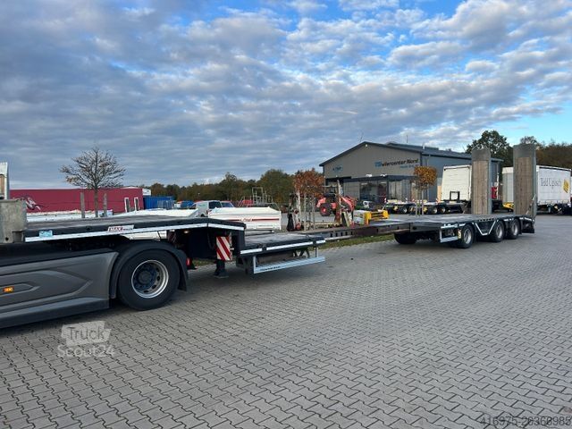Dieplader oplegger FAYMONVILLE Max Trailer MAX100 3-Achs Satteltieflader Telesk