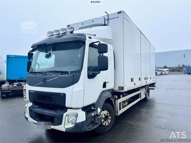 куфар Volvo FL250 4x2 box truck – full side opening WATCH VIDE