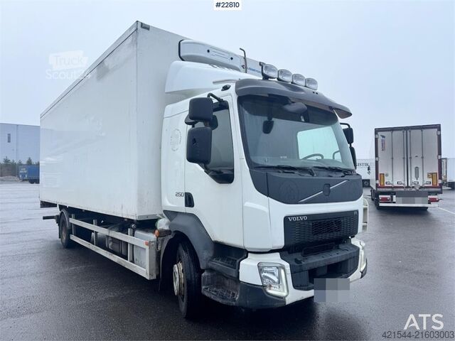 куфар Volvo FL250 4x2 box truck – full side opening WATCH VIDE