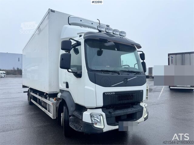 куфар Volvo FL250 4x2 box truck – full side opening WATCH VIDE