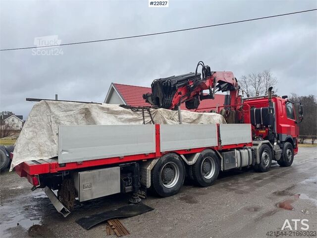 Crane DAF CF85 8x4 crane truck with 66 t/m Fassi crane crane