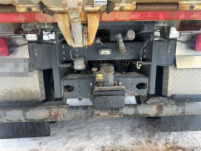 Ribaltabile Scania R580 6x4 plow rigged tipper truck w/ plow plate. S