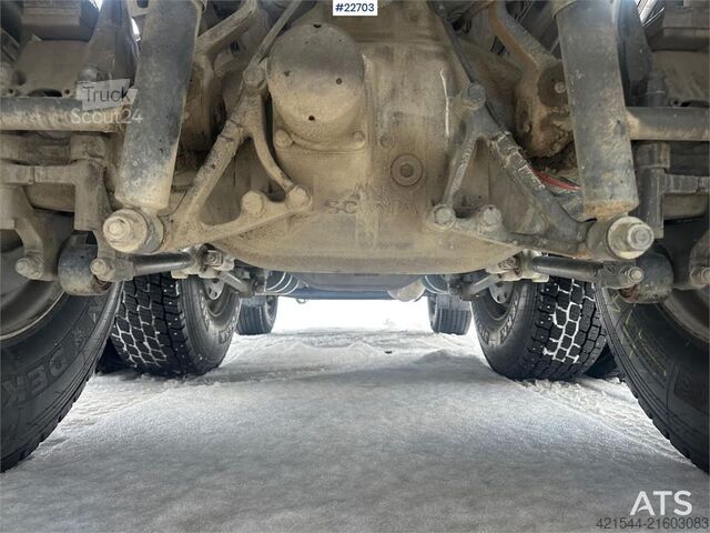 Ribaltabile Scania R580 6x4 plow rigged tipper truck w/ plow plate. S