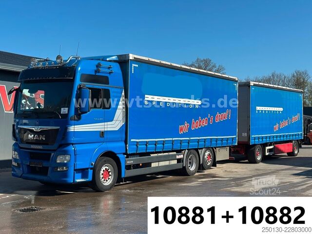 Камион платформа с брезент MAN TGX 26.440