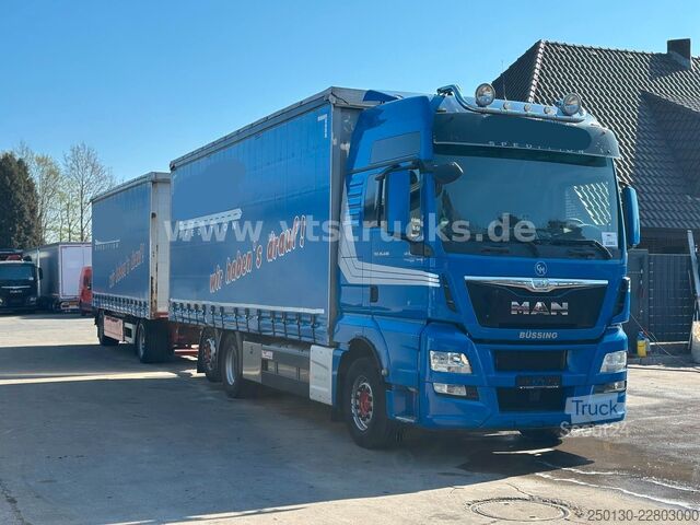 Камион платформа с брезент MAN TGX 26.440