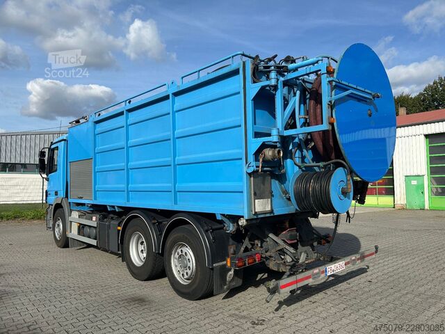 Vákuová cisterna MERCEDES-BENZ Actros 2536 6x2-4 / Moos FAE 865 / Öl Fett