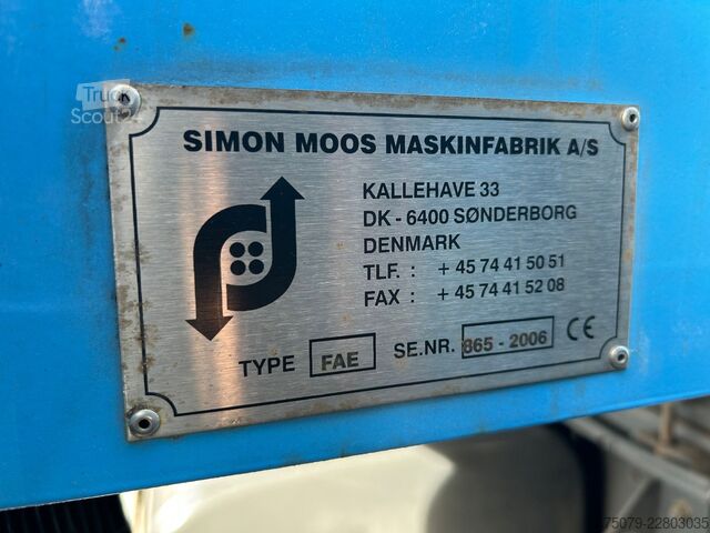 Vákuová cisterna MERCEDES-BENZ Actros 2536 6x2-4 / Moos FAE 865 / Öl Fett