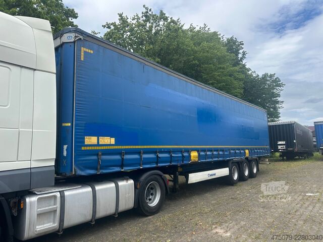 Åpen semitrailer med presenning KRONE SD / Standard