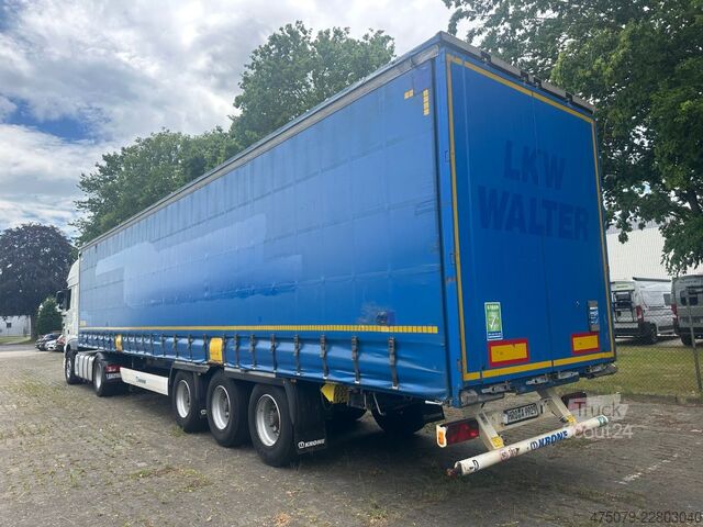 Åpen semitrailer med presenning KRONE SD / Standard
