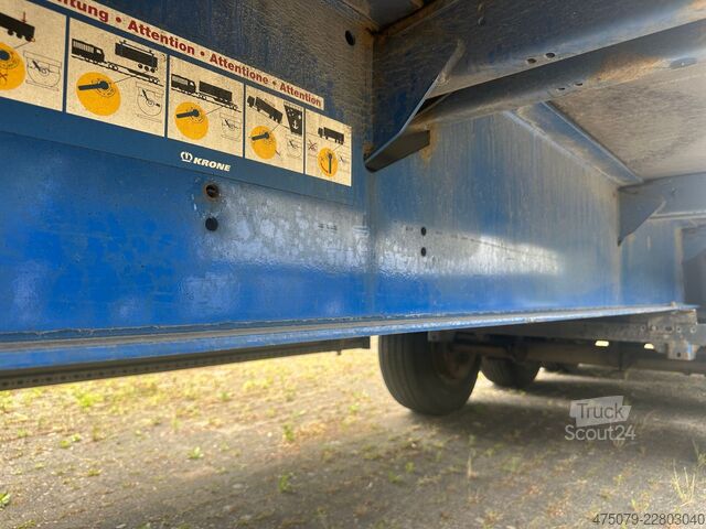 Åpen semitrailer med presenning KRONE SD / Standard