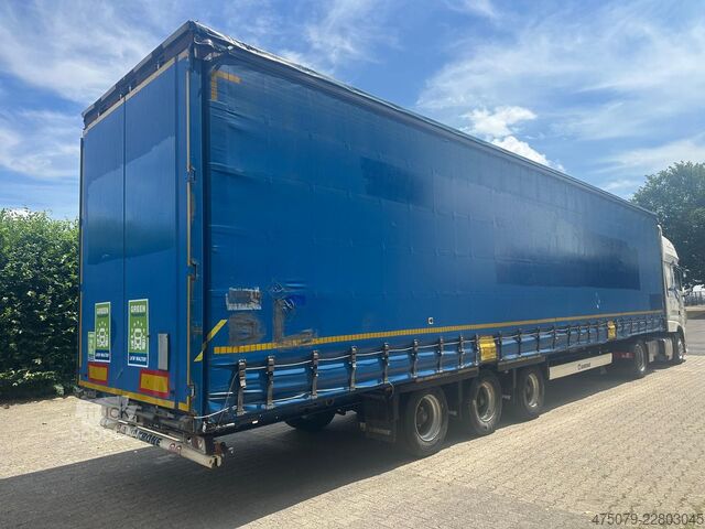 Åpen semitrailer med presenning KRONE SD Mega / TüV 11-26